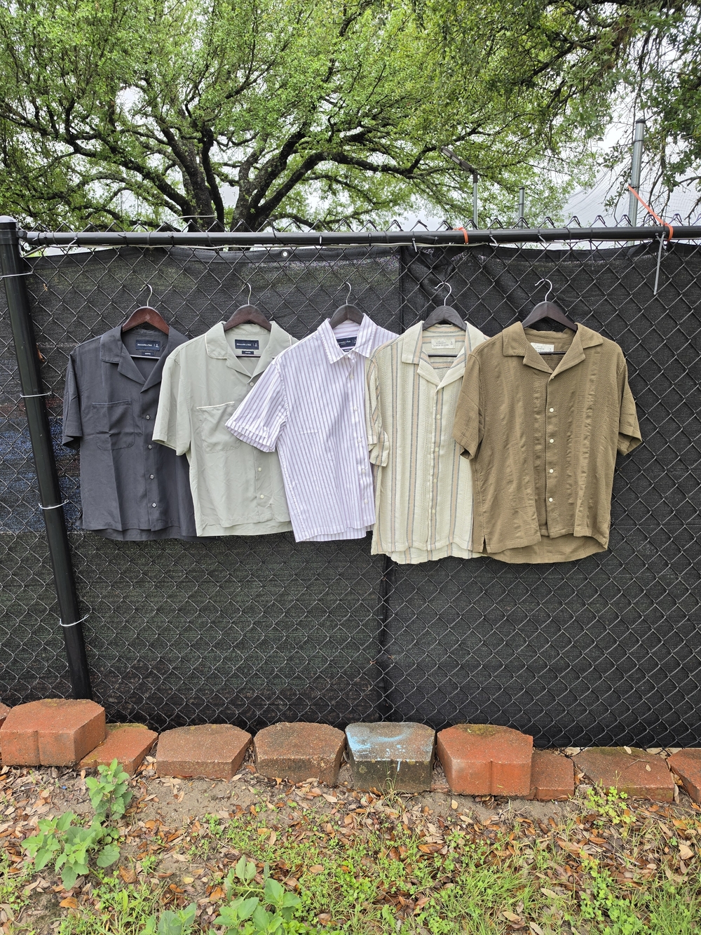 Men's Abercrombie & Fitch Button Up Shirts Lot of 5 Size Small